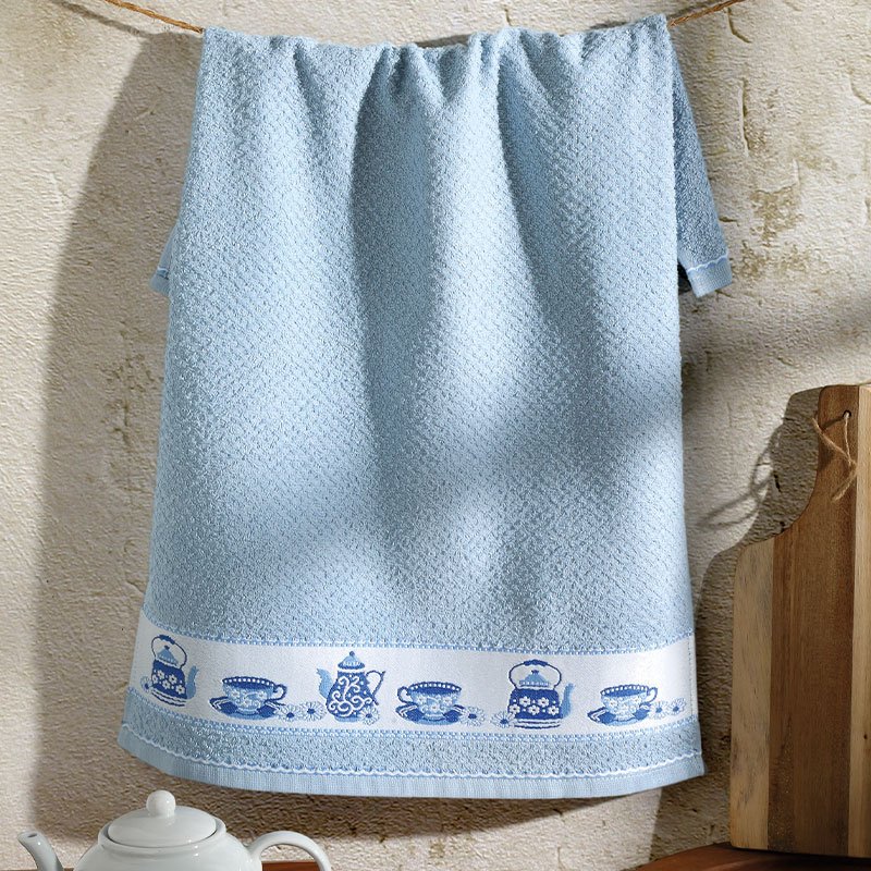 linha copa e cozinha pano copa jacquard vida ii porcelana
