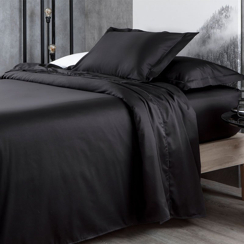 jogo de cama preto lazio