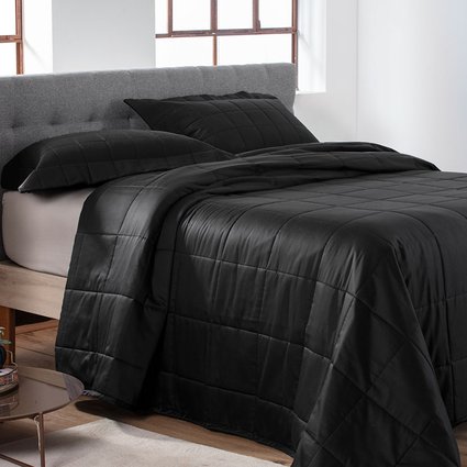 kit cobre leito square preto