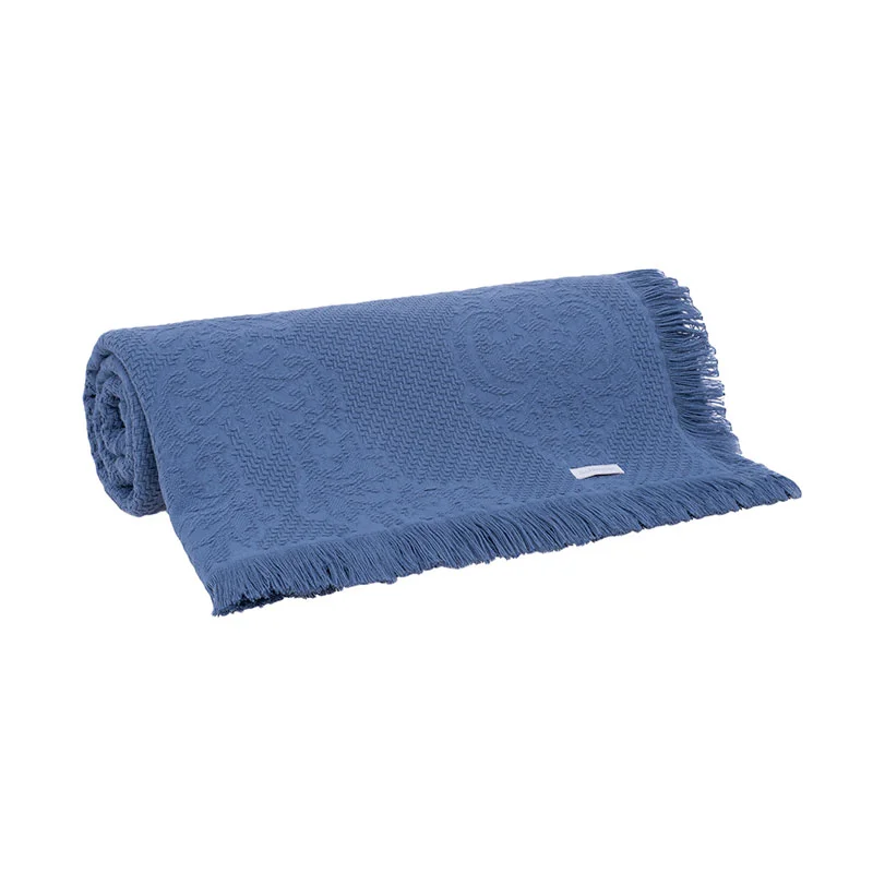 colcha medalhao azul