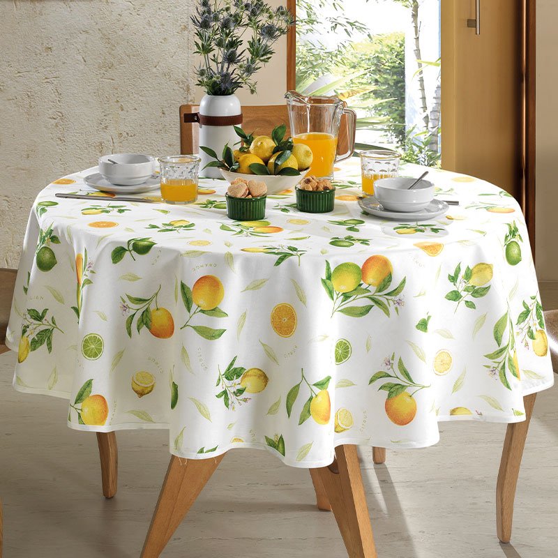 toalha de mesa redonda isa