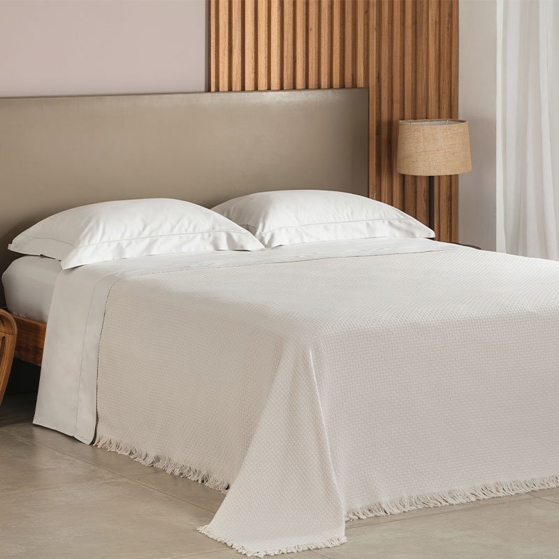 colcha in design bege 1436