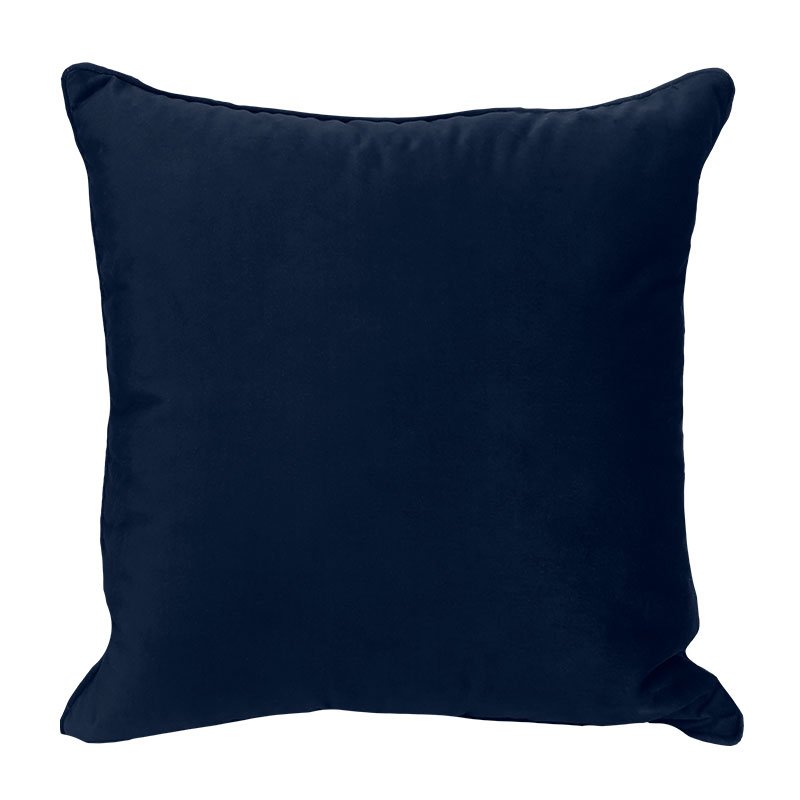 almofada veludo soft 52 x 52 decortextil marinho