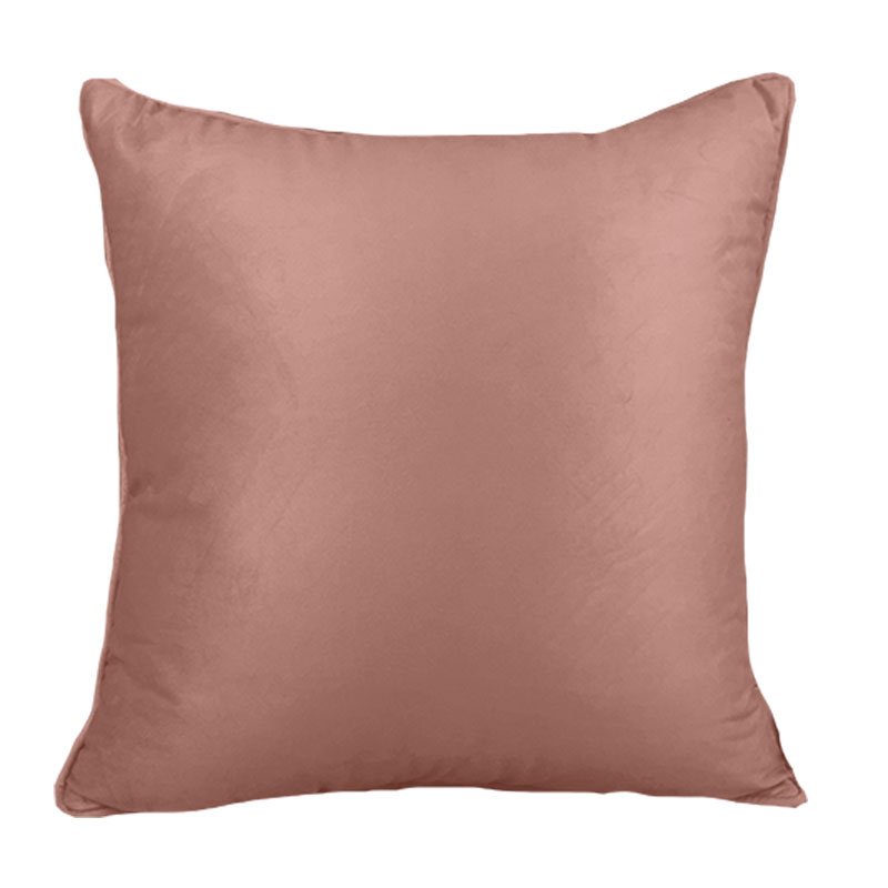 almofada veludo soft 52 x 52 decortextil rose