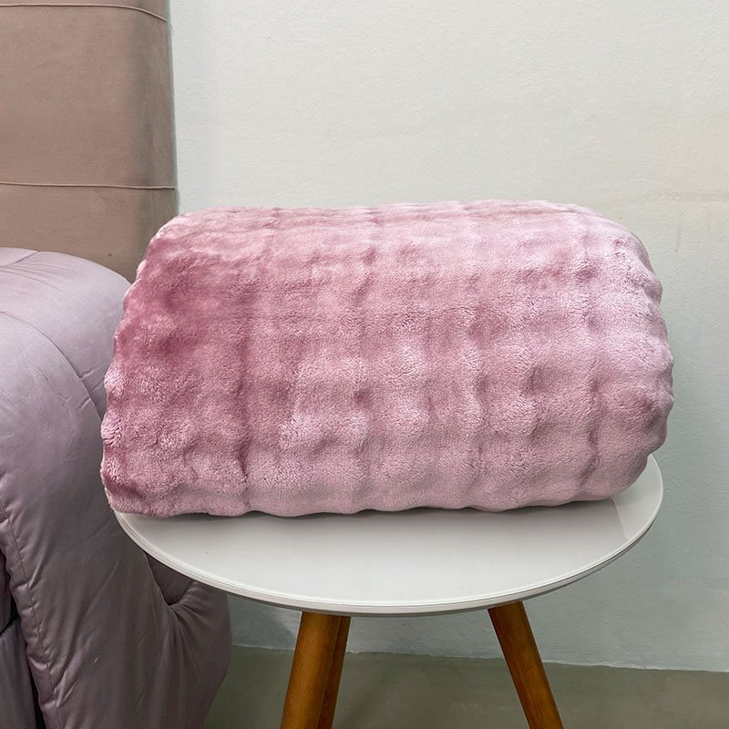 manta lilas conforto