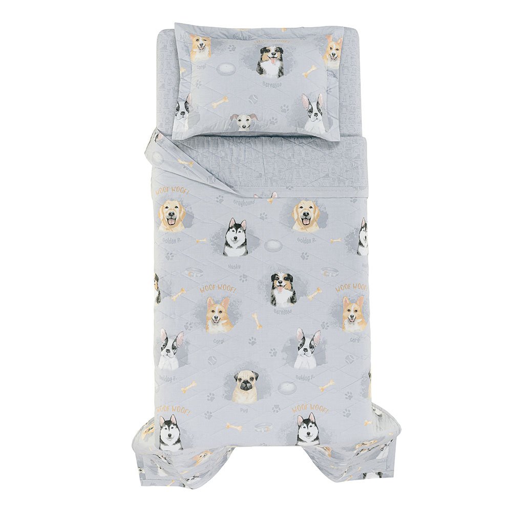 jan25 karsten infantil cama jg colcha solteiro dog superior