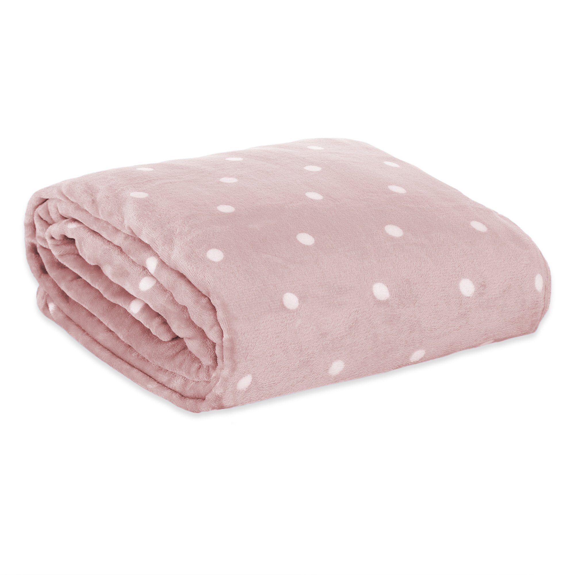 cobertor toque de seda poa rosa branco 01