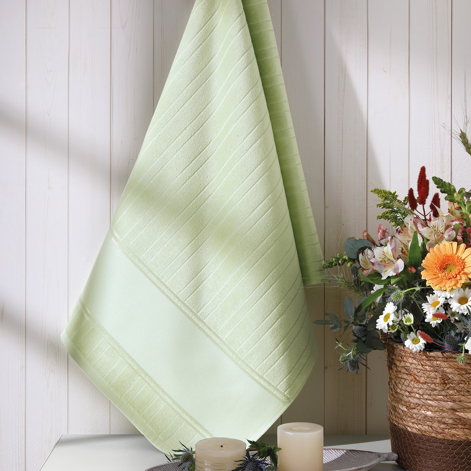 linha artesanato banho velour artesanalle verde 10474